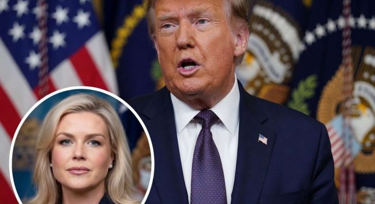 Trump bombshell accusation Karoline Leavitt