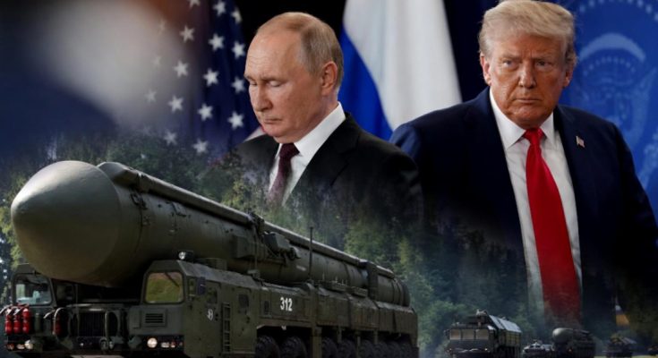 Trump Putin Russian missile launcher