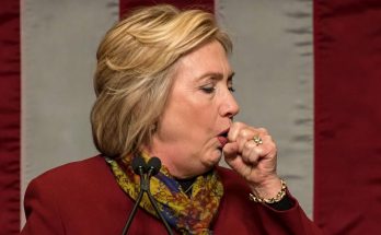 Hillary Clinton at podium