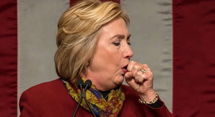 Hillary Clinton at podium