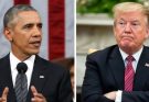 Obama and Trump side by side