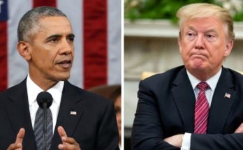 Obama and Trump side by side