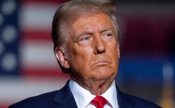 Donald Trump serious expression close-up