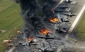 F-35 fighter jets destroyed in fire
